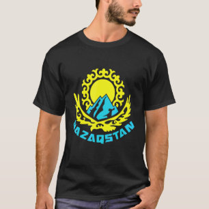 Kazachstan vlag van Kazachstan 14 T-shirt