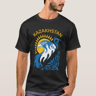 Kazachstan vlag van Kazachstan T-shirt