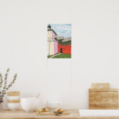 Kazan Kremlin Old Fortress Cityscape Collage Art Poster (Keuken)