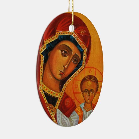 Kazan Moeder van God Ornament (Rechts)