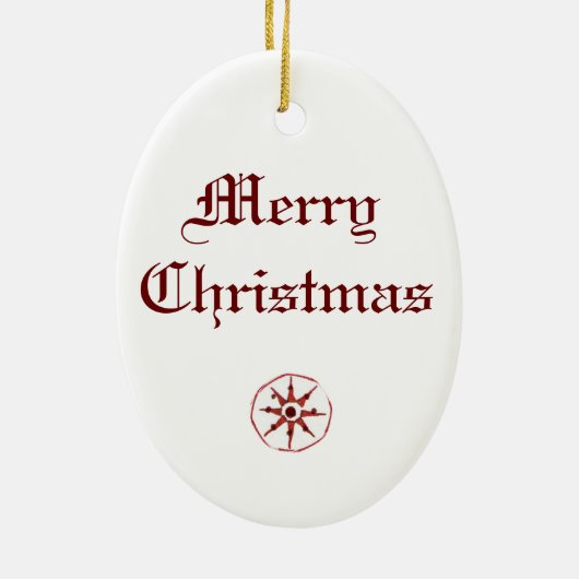 Kazan Moeder van God Ornament (Achterkant)