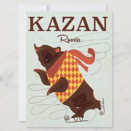 Kazan Rusland beer vintage reisposter