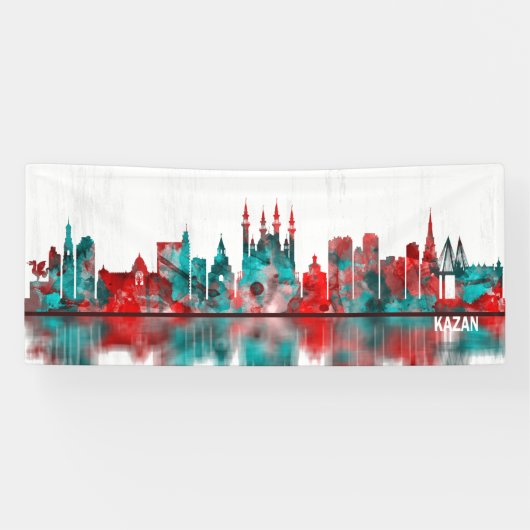 Kazan Russia Skyline Spandoek (Horizontaal)