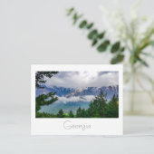 Kazbegi Georgia Gergeti Kautsgebergte Briefkaart (Staand voorkant)