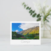 Kazbegi Georgia Kaukasus Natuur bergen Briefkaart (Staand voorkant)