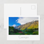 Kazbegi Georgia Kaukasus Natuur bergen Briefkaart (Voorkant / Achterkant)