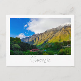 Kazbegi Georgia Kaukasus Natuur bergen Briefkaart
