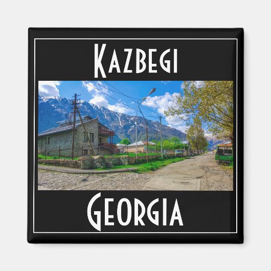 Kazbegi Stepantsminda Georgia Kaukasus Magneet (Voorkant)
