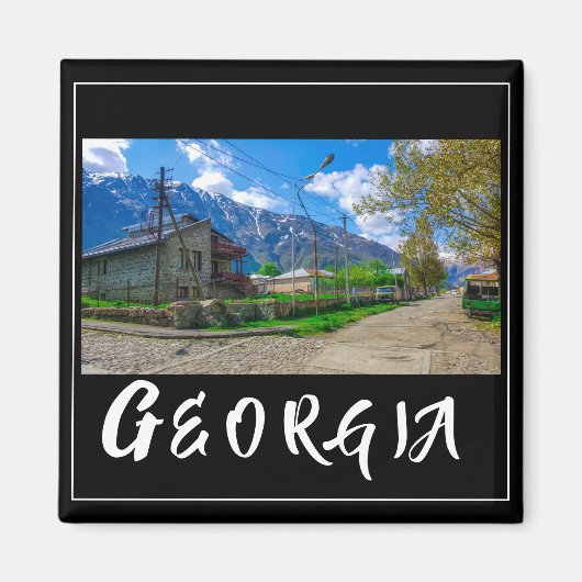 Kazbegi Stepantsminda Georgia Kaukasus Magneet (Voorkant)