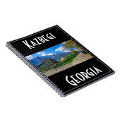 Kazbegi Stepantsminda Georgia Kaukasus Notitieboek (Rechterzijde)