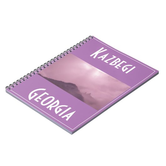 Kazbegi Stepantsminda Georgia Kaukasus Notitieboek (Linkerzijde)