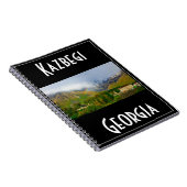 Kazbegi Stepantsminda Georgia Kaukasus Notitieboek (Rechterzijde)