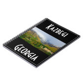 Kazbegi Stepantsminda Georgia Kaukasus Notitieboek (Linkerzijde)