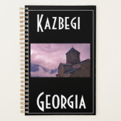 Kazbegi Stepantsminda Georgia Kaukasus Planner (Voorkant)