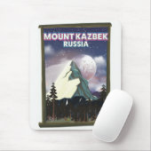 Kazbekberg Russische reisposter. Muismat (Met muis)