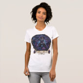 Kaze: De Astrale Kitsune Boogschutter - Neo-Tradit T-shirt (Voorkant volledig)