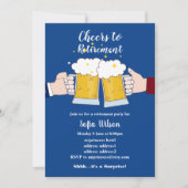 kazen, bier, uitnodiging van de partij die met pen (Voorkant)