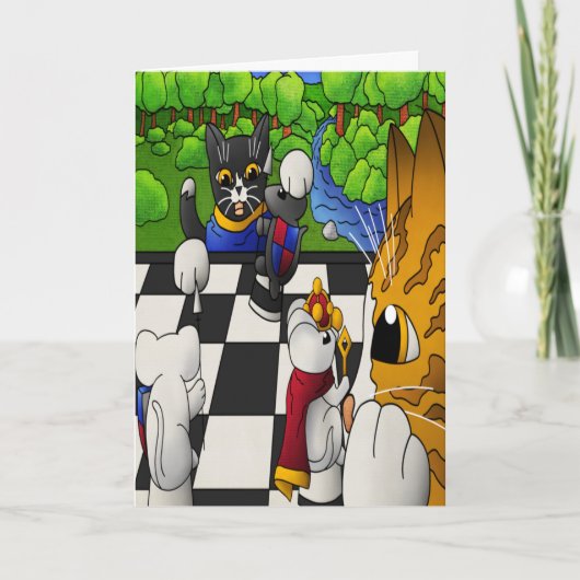 Kazen in het park kaart (Voorkant)