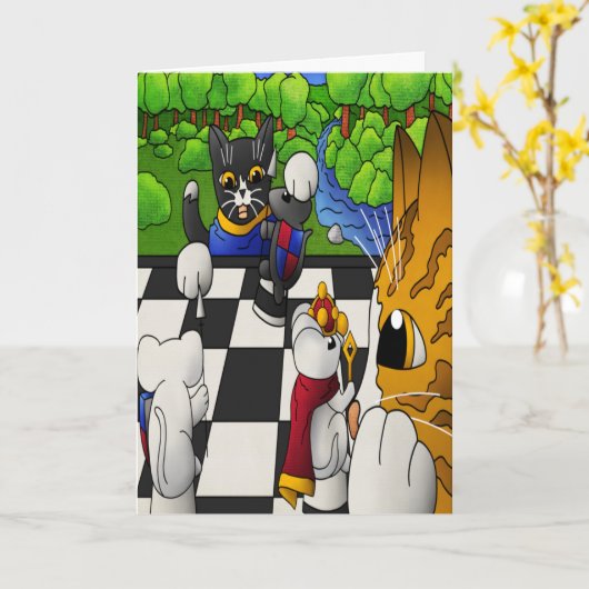 Kazen in het park kaart (Gele Bloem)