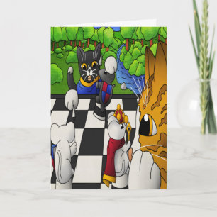 Kazen in het park kaart