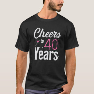 kazen tot 40 jaar t 40 ^ e verjaardag , geboren in t-shirt