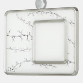 Kazernes Verzilverd Omlijst Ornament (Links)