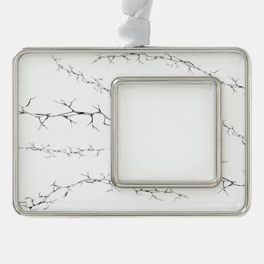 Kazernes Verzilverd Omlijst Ornament (Voorkant)