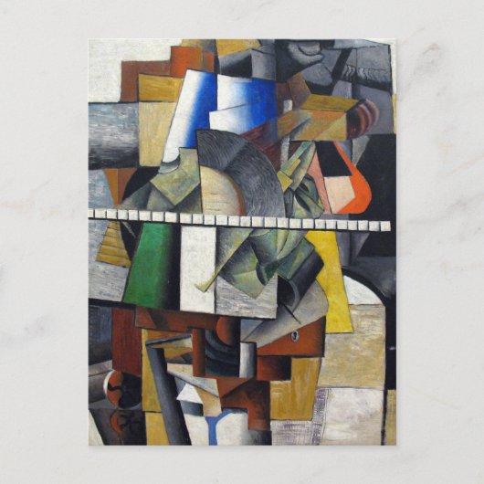 Kazimir Malevich Abstracte kunst Briefkaart (Voorkant)