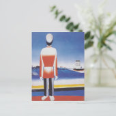 Kazimir Malevich Art Briefkaart (Staand voorkant)