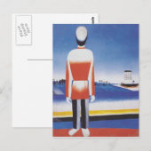 Kazimir Malevich Art Briefkaart (Voorkant / Achterkant)