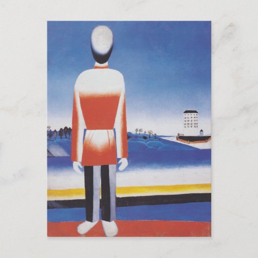 Kazimir Malevich Art Briefkaart (Voorkant)