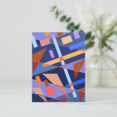 Kazimir Malevich Art Briefkaart (Staand voorkant)