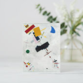 Kazimir Malevich Art Briefkaart (Staand voorkant)