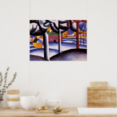 Kazimir Malevich art - Winter Landscape Poster (Keuken)