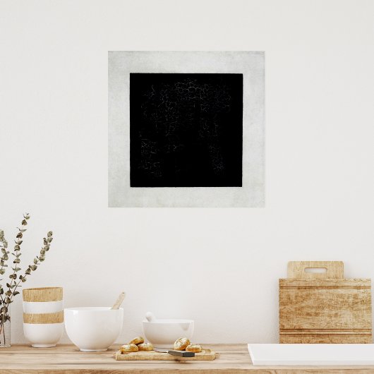Kazimir Malevich: Black Square Poster (Keuken)