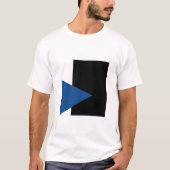 Kazimir Malevich Blue Triangle And Black Rectangle T-shirt (Voorkant)