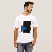 Kazimir Malevich Blue Triangle And Black Rectangle T-shirt (Voorkant volledig)