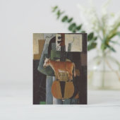 Kazimir Malevich- Cow en Fiddle Briefkaart (Staand voorkant)