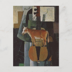 Kazimir Malevich- Cow en Fiddle Briefkaart