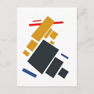 Kazimir Malevich, De Aviator, Vliegend Vliegtuig Feestdagenkaart