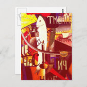 Kazimir Malevich - Engelsman in Moskou Briefkaart (Voorkant / Achterkant)