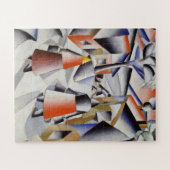 Kazimir Malevich - Goedemorgen in het dorp Legpuzzel (Horizontaal)