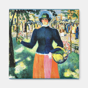 Kazimir Malevich kunstwerk, Vloeiend meisje Magneet