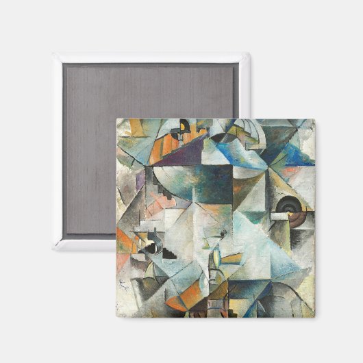 Kazimir malevich magneet (Voorkant / Achterkant)