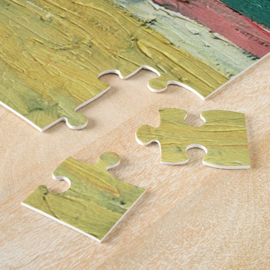 Kazimir Malevich - Rode Huis Legpuzzel (Zijkant)