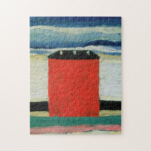 Kazimir Malevich - Rode Huis Legpuzzel (Verticaal)