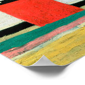 Kazimir Malevich - Rode Huis Poster (Hoek)