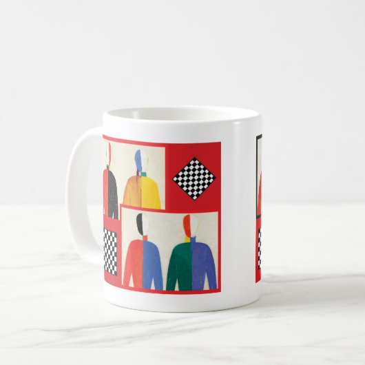 Kazimir Malevich: Sportmannen (meng opnieuw) Koffiemok (Voorkant links)