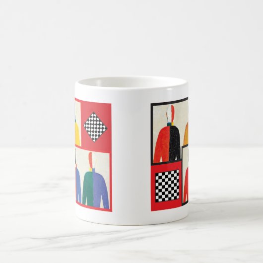 Kazimir Malevich: Sportmannen (meng opnieuw) Koffiemok (Center)