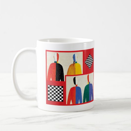 Kazimir Malevich: Sportmannen (meng opnieuw) Koffiemok (Links)